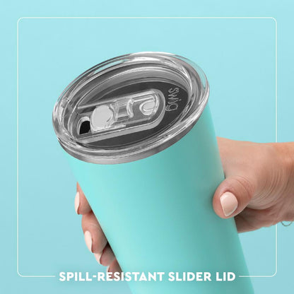 Swig Life 22oz Tumbler | Insulated Stainless Steel Travel Tumbler | Aqua