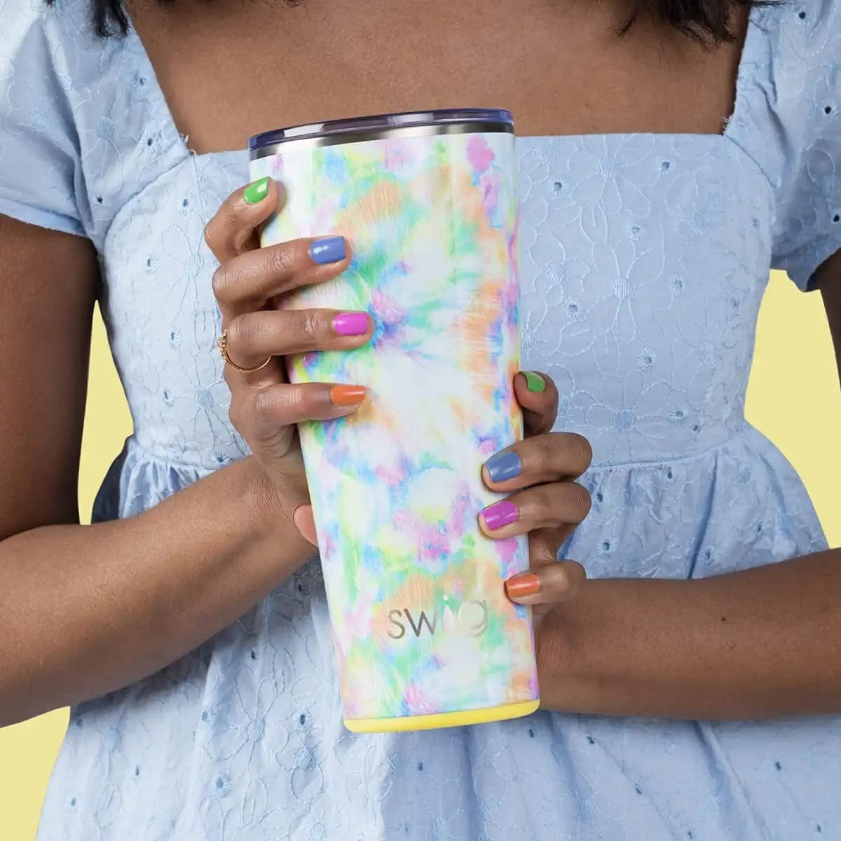 Swig Life 32oz Tumbler | Insulated Stainless Steel Travel Tumbler | Aqua