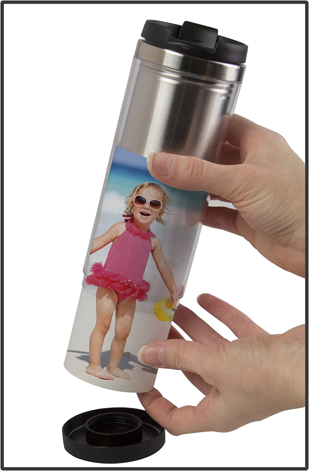 Thermo-Temp DIY 12 oz. Stainless Steel Photo Tumbler - Pack of 24